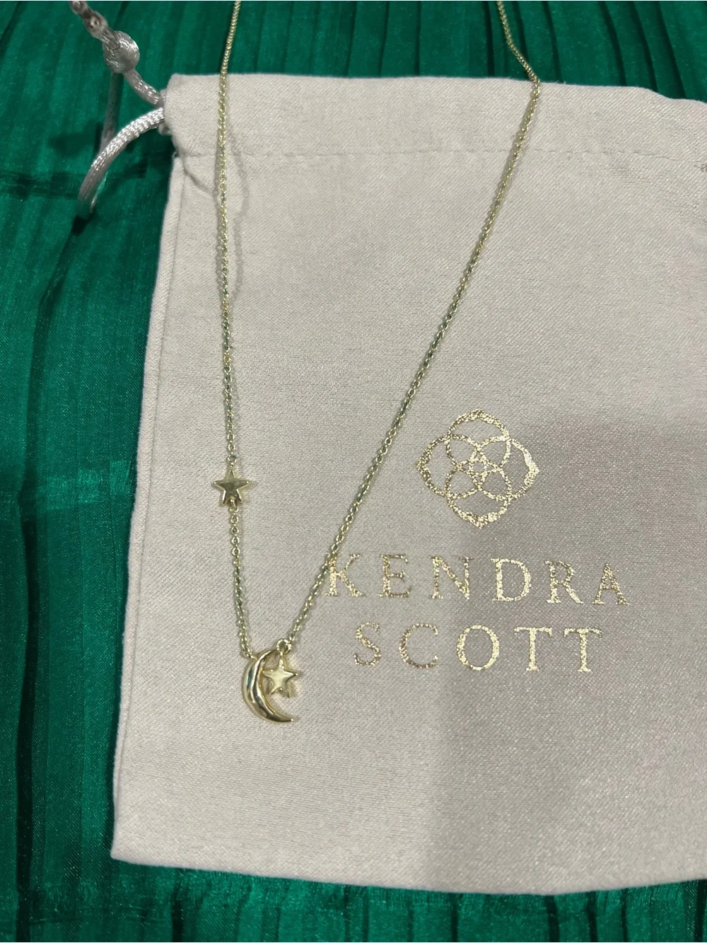Kendra Scott Gold Star and Crescent Moon Necklace - Gold